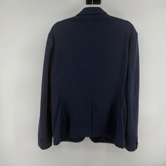 DKNY Women's Navy Blue Textured Blazer Jacket Size M Casual‎ Workwear - Picture 2 of 6